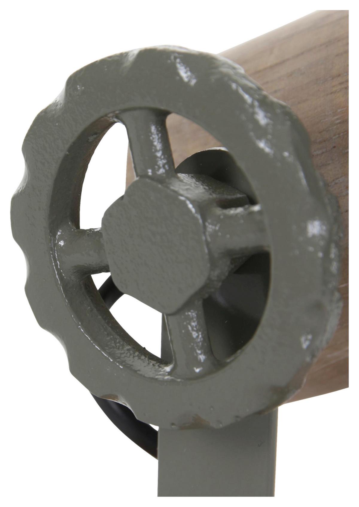 Deckenspots Gearwood - Anthrazit/Kupferfarben, Trend, Holz/Metall (59/19/23cm)