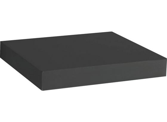 Wandboard Simple - Schwarz, MODERN, Holzwerkstoff (23,5/3,8/23,5cm) Wandboard Simple - Schwarz, MODERN, Holzwerkstoff (23,5/3,8/23,5cm)