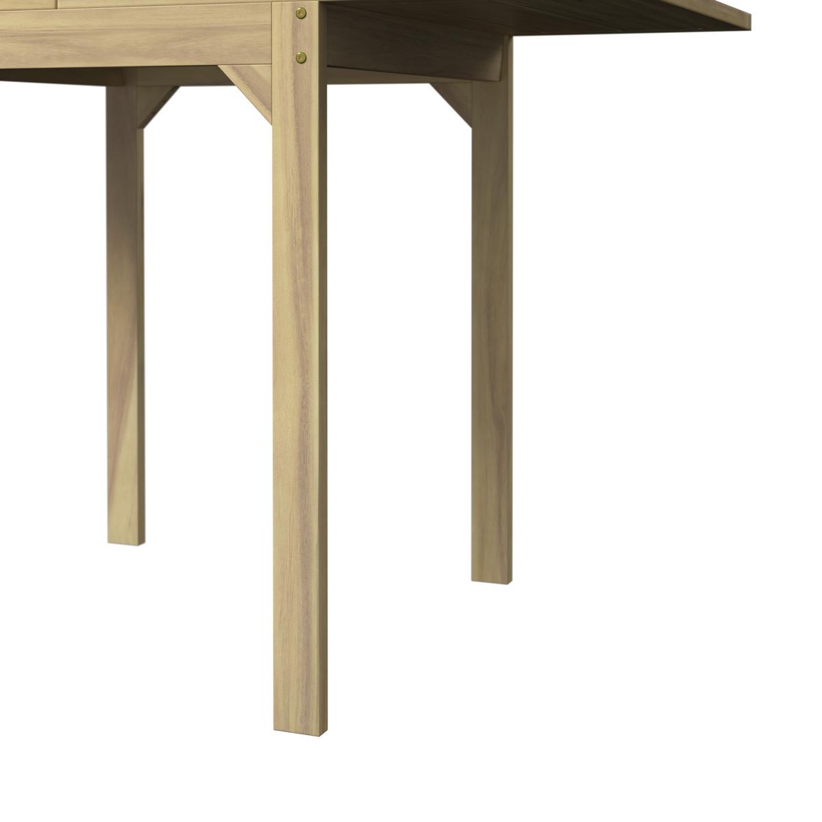 Balkonset Kopenhagen - Akaziefarben, MODERN, Holz - Beldano