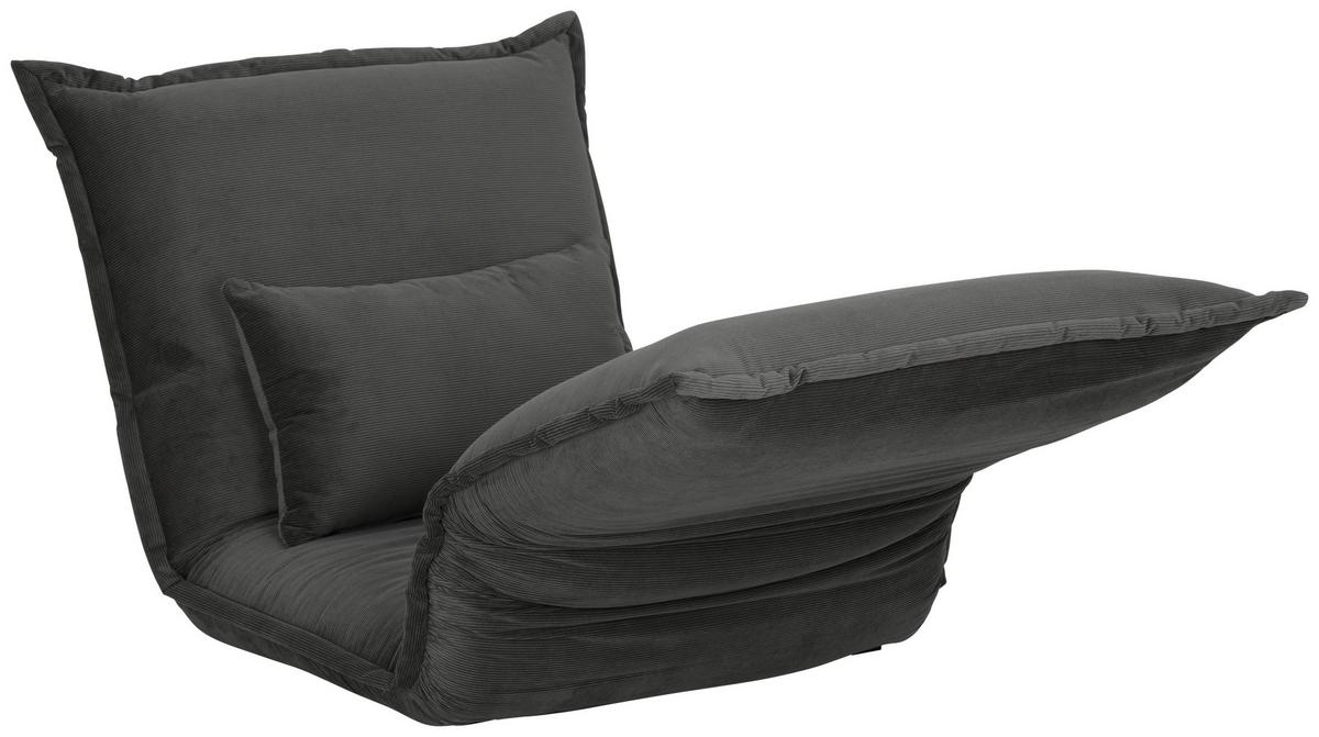 Schlafsessel Jan - Silberfarben/Grau, MODERN, Textil (77/73/87cm) - MID.YOU