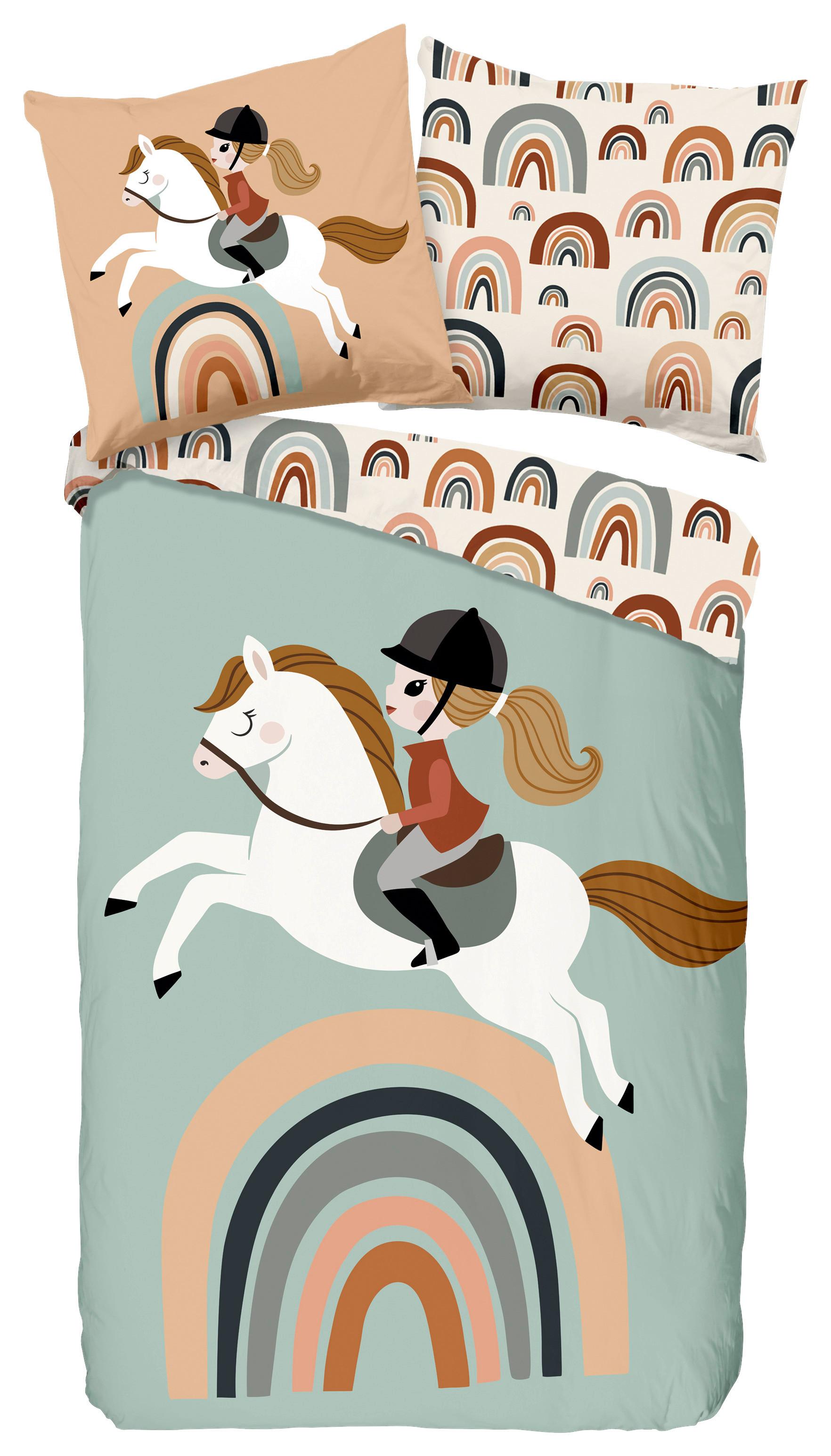 Kinderbettwäsche Destin Multicolor 135x200 Cm - Multicolor, Design, Textil (135/200cm)