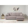 Ecksofa Arles, Taupe 1 S: 266x161 Cm - Taupe/Buchefarben, Design, Textil (266/161cm) - MID.YOU