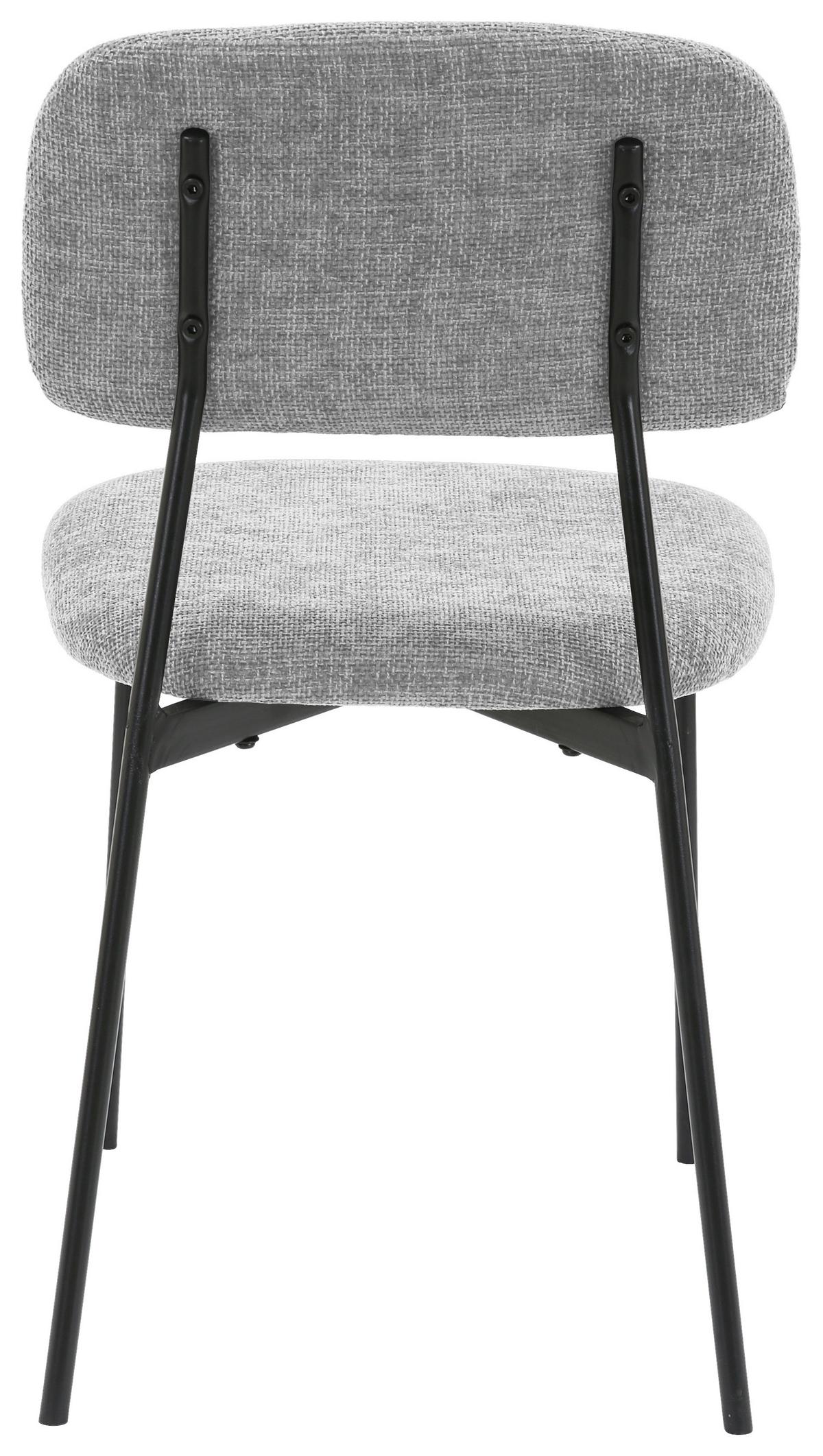 Szék Sören Giga-S - fekete/szürkéskék, Konventionell, textil/fém (44/78/49cm)