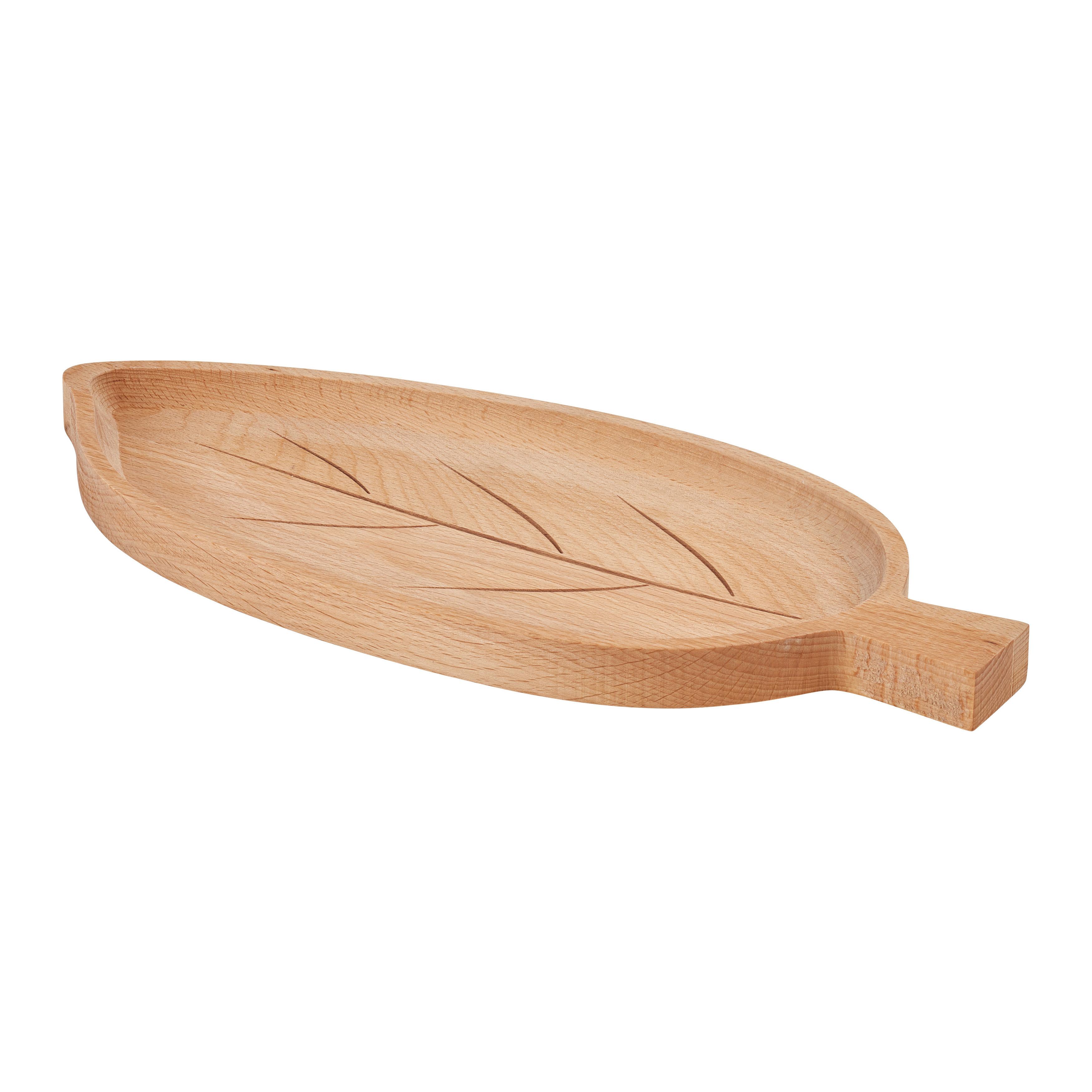 dekorační talíř AUTUMN - přírodní barvy, Konvenční, dřevo (32/1,7/14cm) - Modern Living