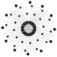 Falióra Diamond - fekete/ezüstszínű, Basics, fém (43cm) - Ondega