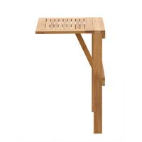 Balkontisch, Natur 45x49x75 cm - Teakfarben, Natur, Holz (45/49/75cm) - Gardenson