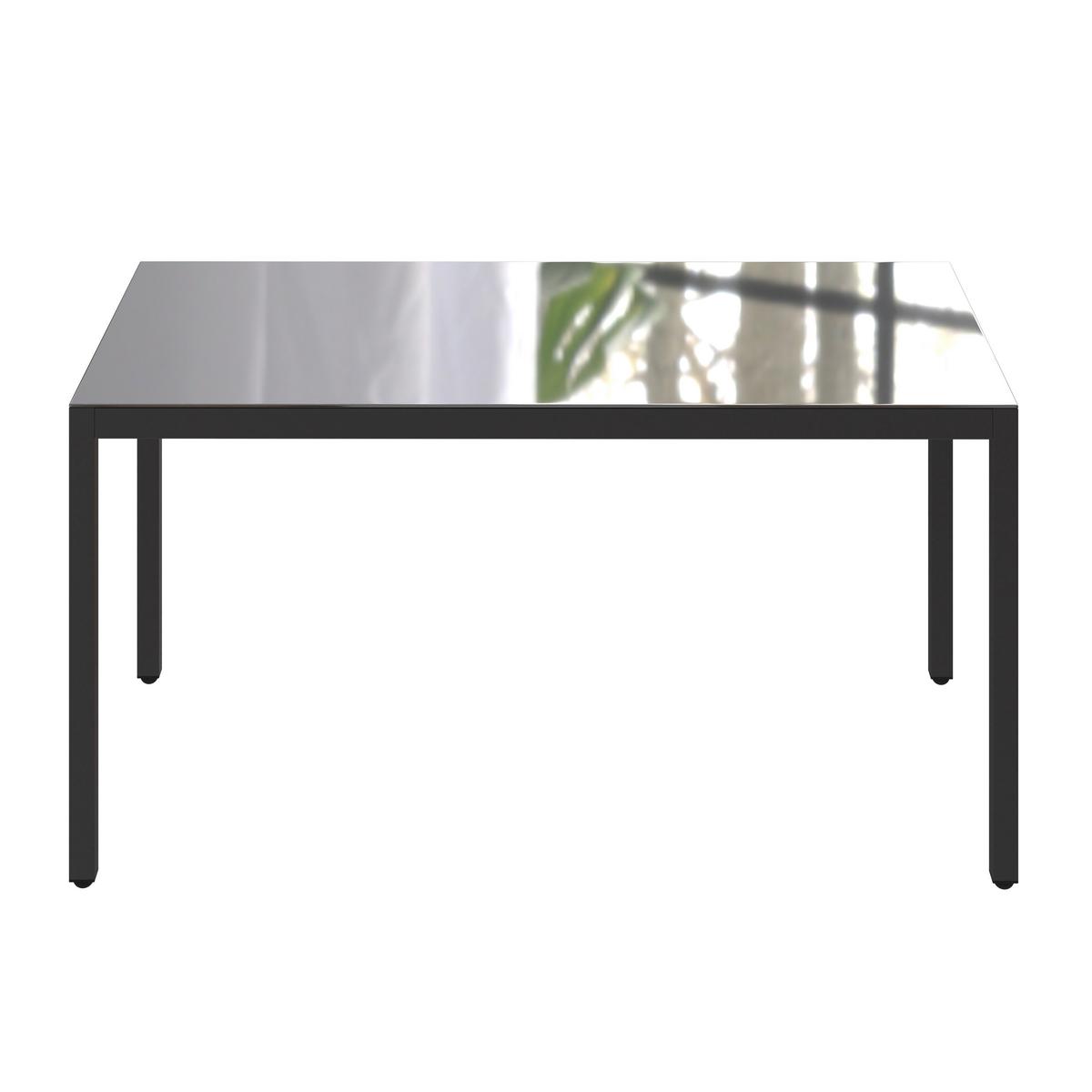 Loungegarnitur Kaunas - Dunkelgrau/Anthrazit, MODERN, Glas/Textil (183/241cm) - Beldano