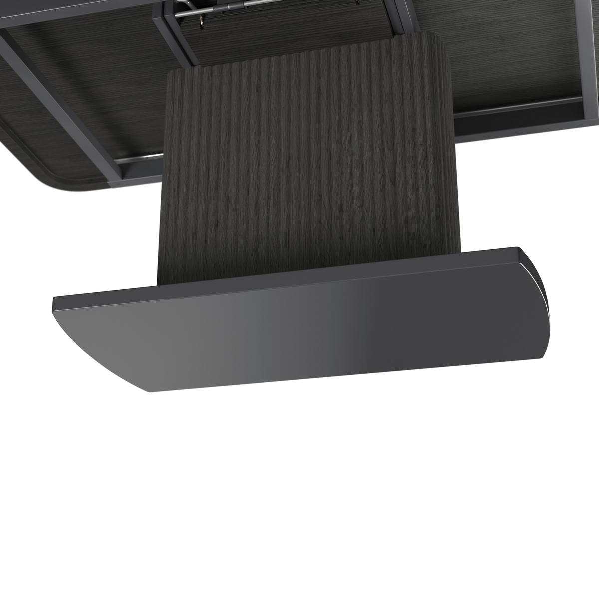 ROZŤAHOVACÍ STÔL AMADO 200X90 CM - čierna/farba vlašského orecha, Modern, kov/drevo (200/76/90cm) - Bessagi Home