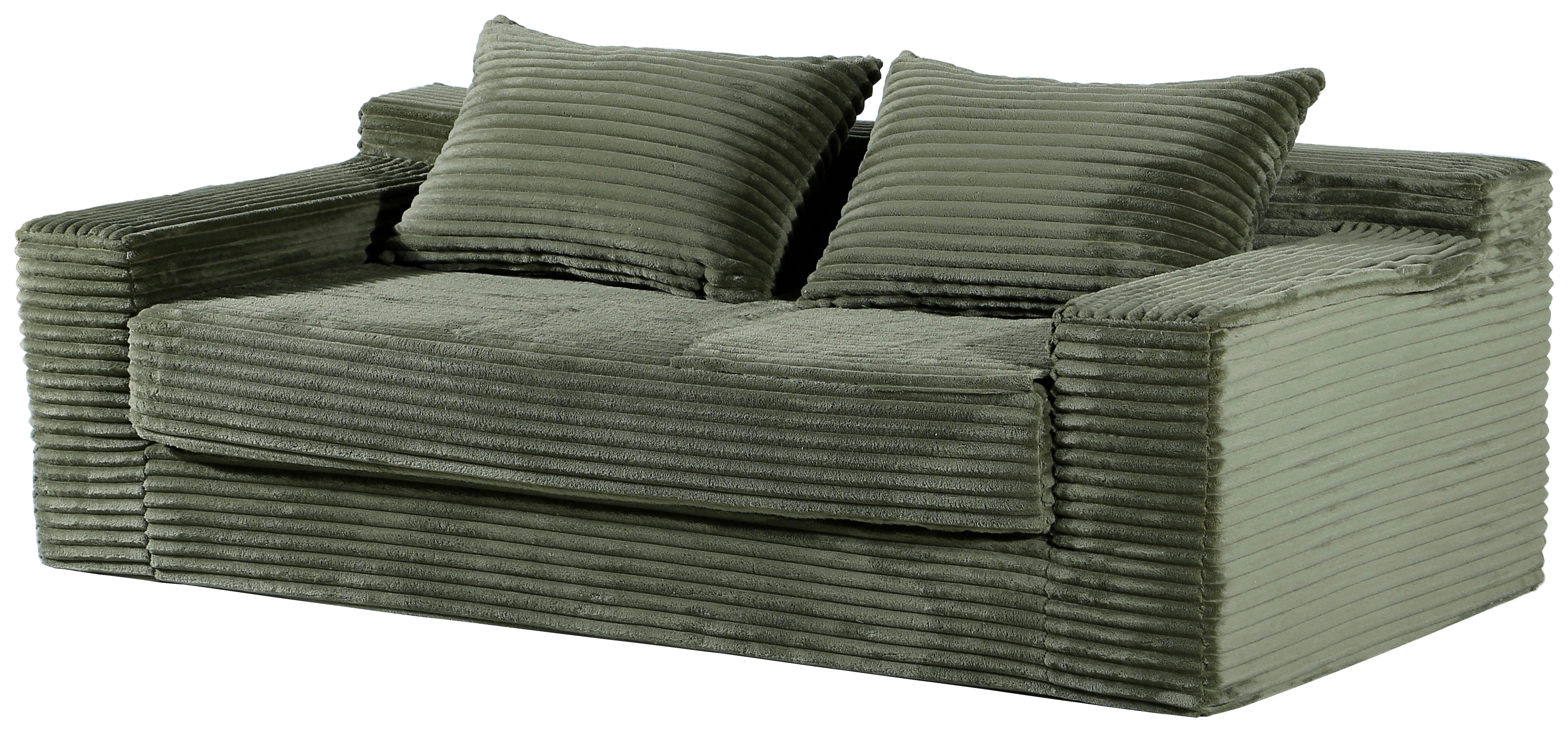 2-Sitzer-Sofa Clea Grün B: 203 cm - Grün, Design, Textil (203/60/100cm) - P & B
