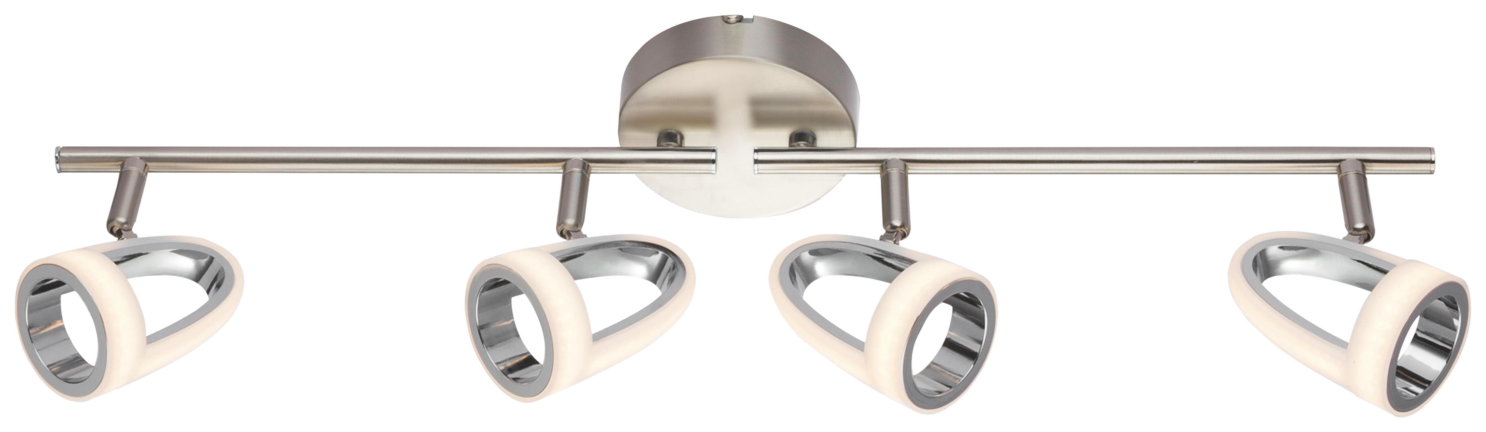 LED-Spotleuchte Tara - Chromfarben, Design, Kunststoff/Metall (63/17cm)