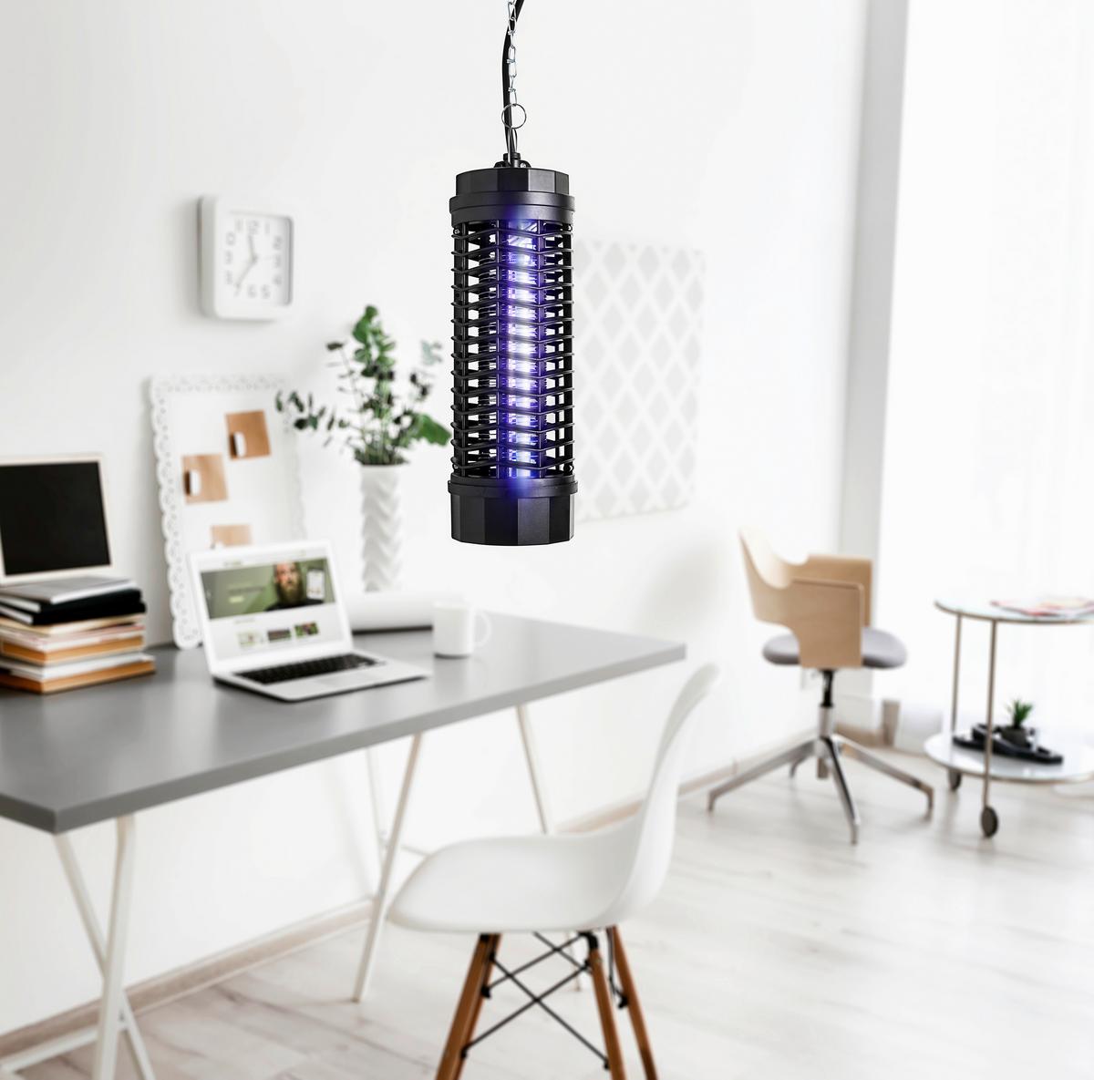 Lichtfalle Zum Stellen /Hängen, Insektenvernichter - Schwarz, Basics, Kunststoff (10,5/10,5/30,5cm)