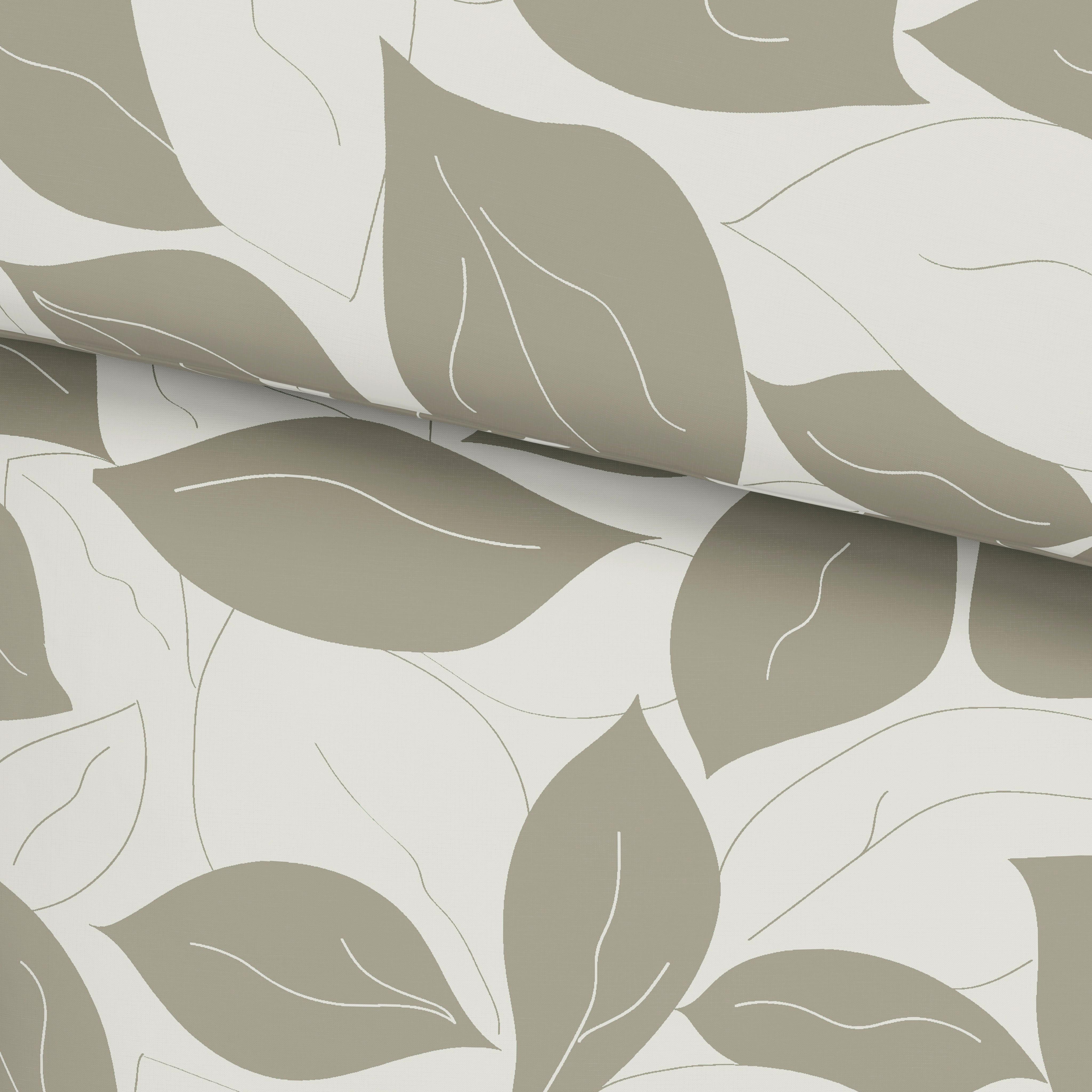 POSTEĽNÁ BIELIZEŇ Leaves, 140/200cm, béžová - béžová, Konventionell, textil (140/200cm) - Modern Living