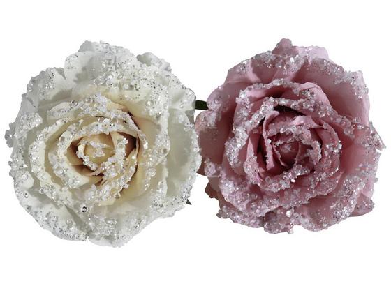 Dekoblume Romantik Rose - Dunkelrosa/Beige, MODERN, Kunststoff/Metall (11cm) - Luca Bessoni Dekoblume Romantik Rose - Dunkelrosa/Beige, MODERN, Kunststoff/Metall (11cm) - Luca Bessoni