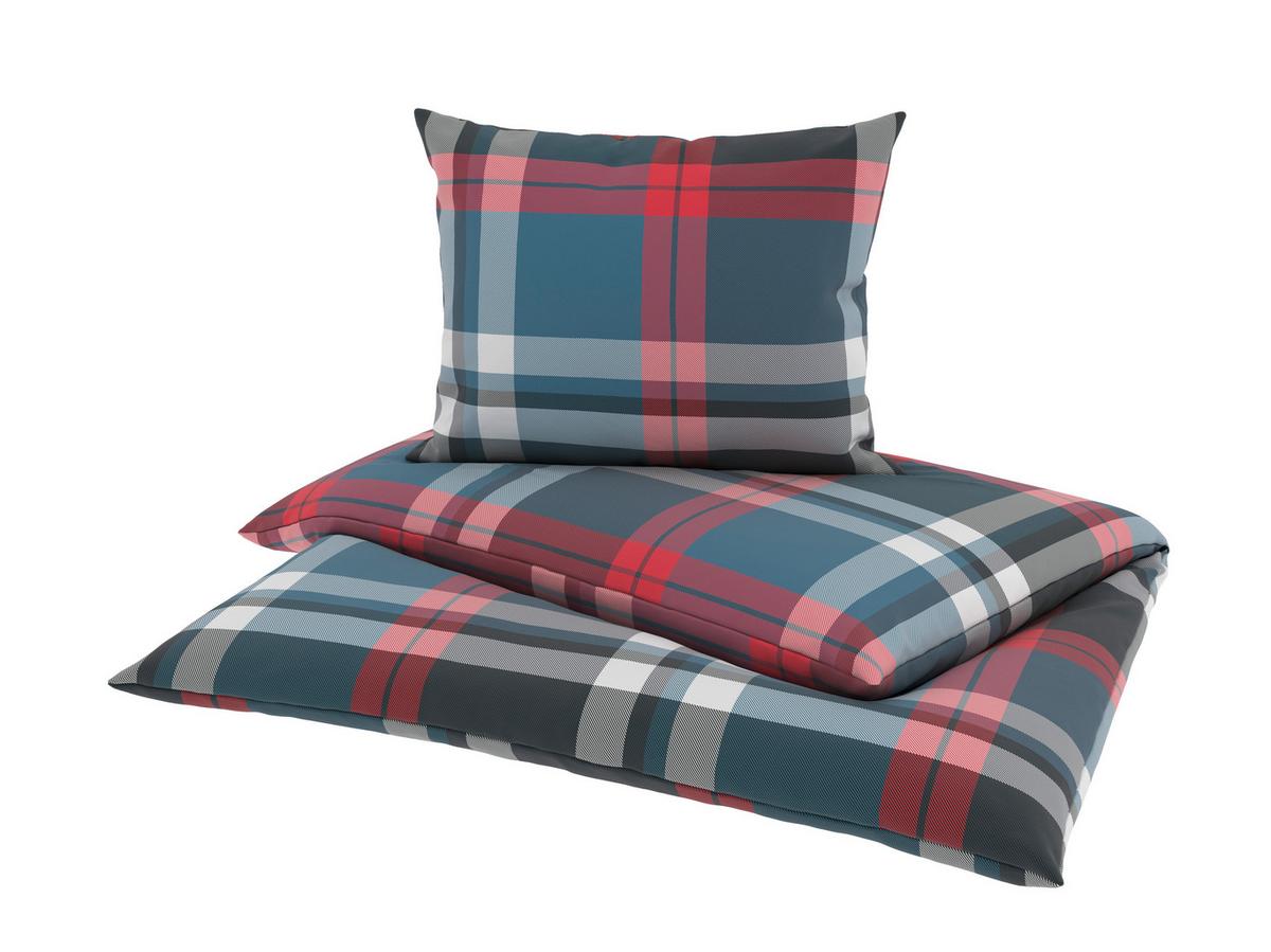 BETTWÄSCHE KOPENHAGEN - Blau/Rot, MODERN, Textil - Luca Bessoni