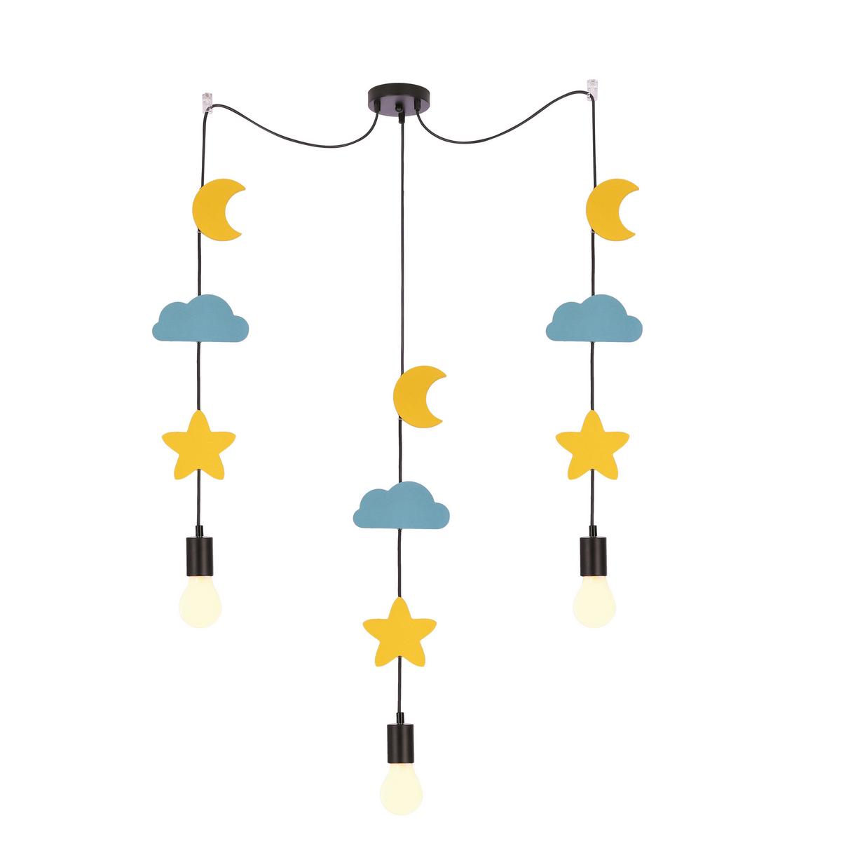 Kinderhängeleuchte 33-28471 Trio Sss - Multicolor, KONVENTIONELL, Metall (15/100/100cm)