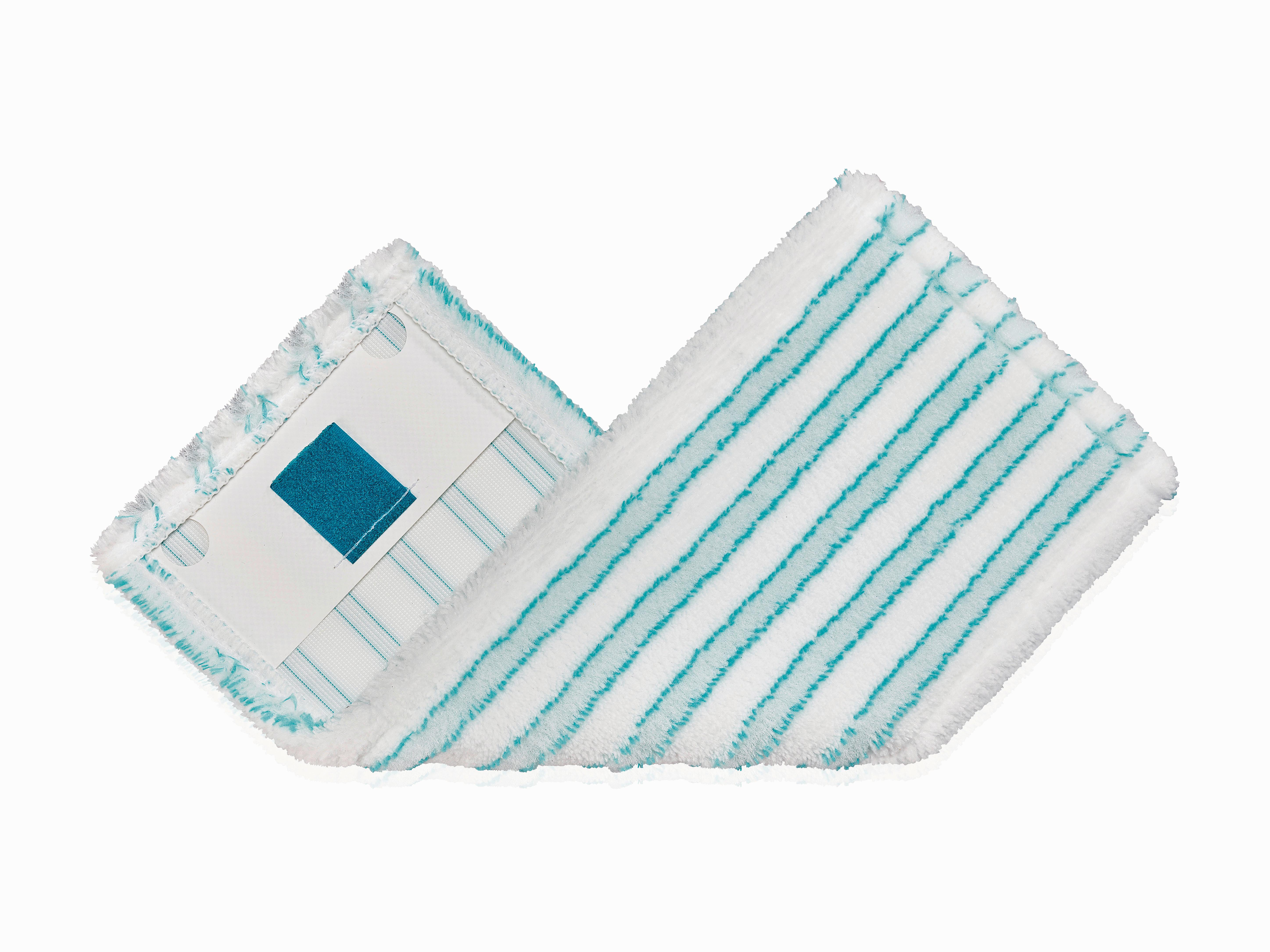 Wischbezug 52123 Wb Powerclean/twistm - Türkis/Weiß, Basics, Textil (33cm) - Leifheit