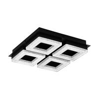 LED-Deckenleuchte 99326 Fradelo 1 - Schwarz, Trend, Kunststoff/Metall (28/28/6cm) - Eglo