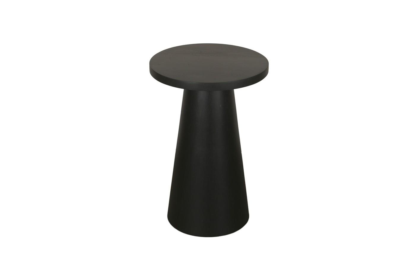 Beistelltisch Cone Schwarz B: 35 cm - Schwarz, Design, Holz (35/60/35cm) - MID.YOU