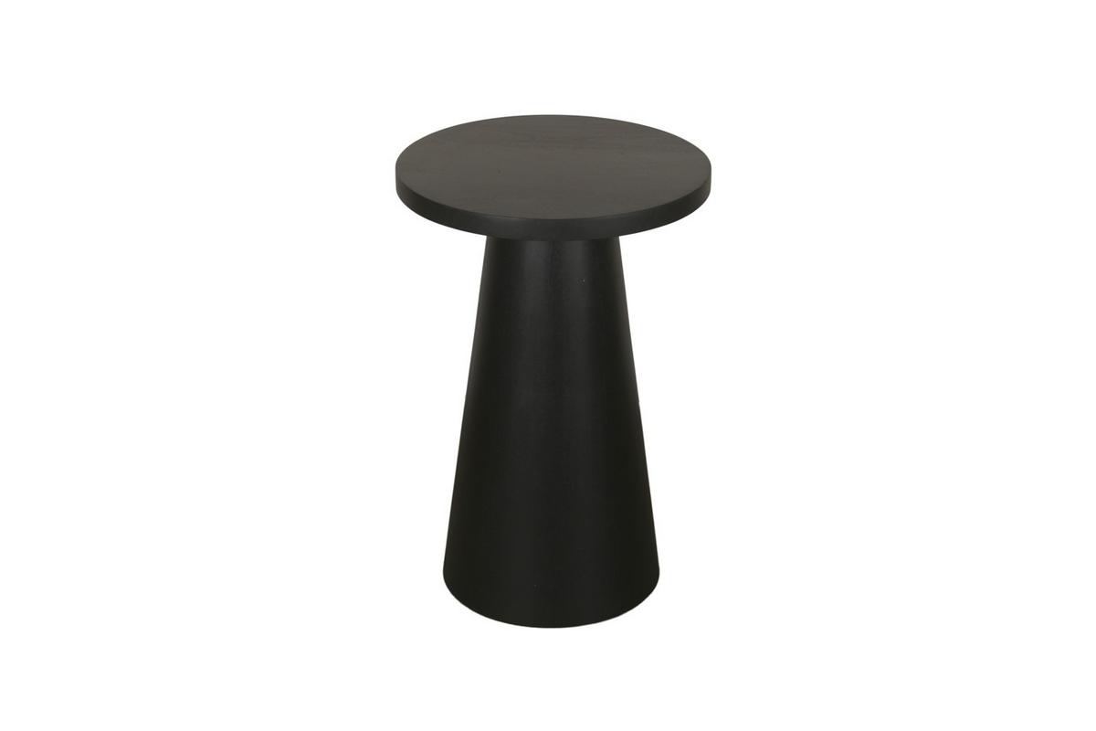 Beistelltisch Cone Schwarz B: 35 cm - Schwarz, Design, Holz (35/60/35cm) - MID.YOU