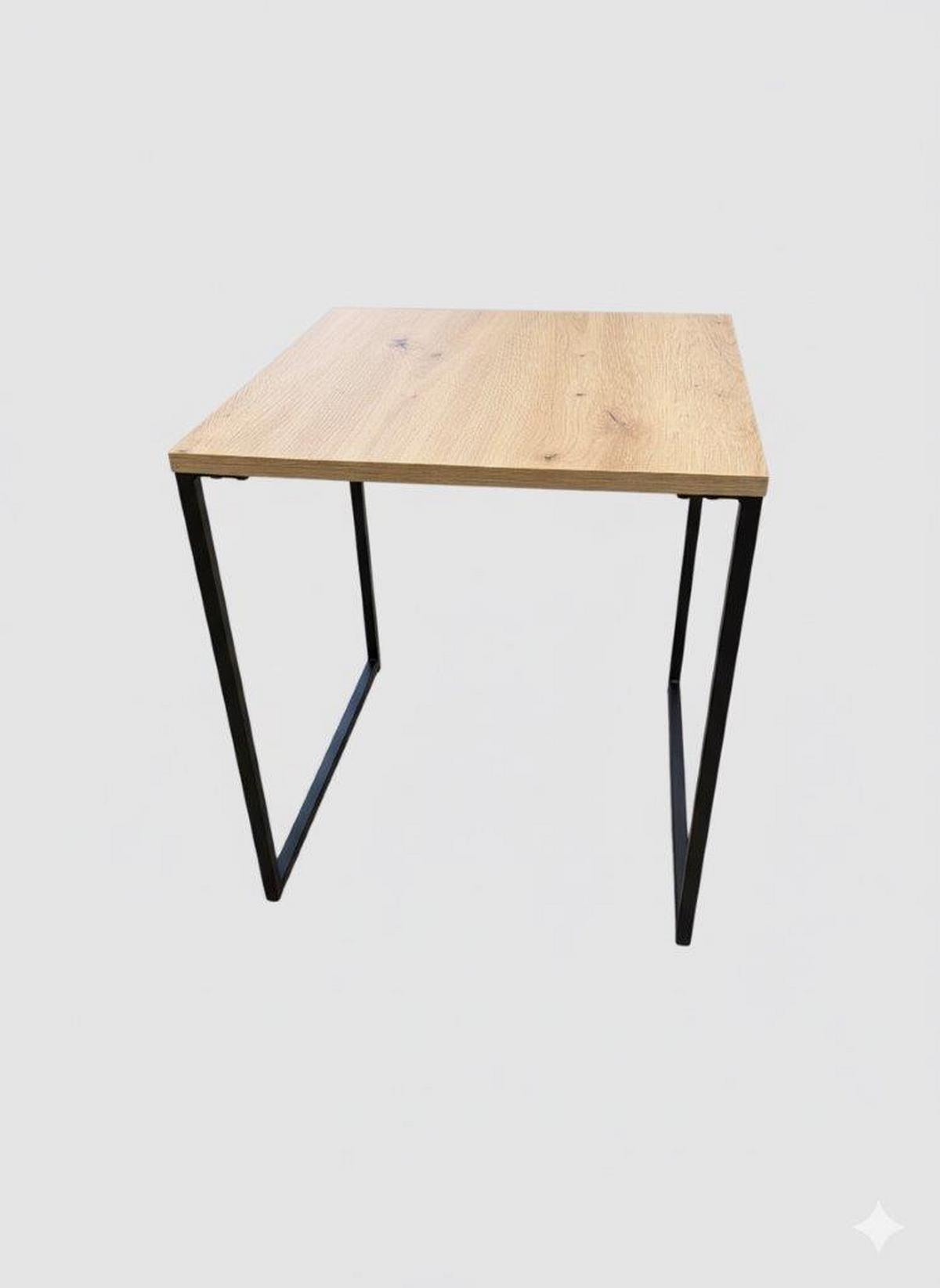 Dohányzóasztal Arkadia - fekete/Artisan tölgy, Modern, faalapú anyag/fém (45/50/45cm)