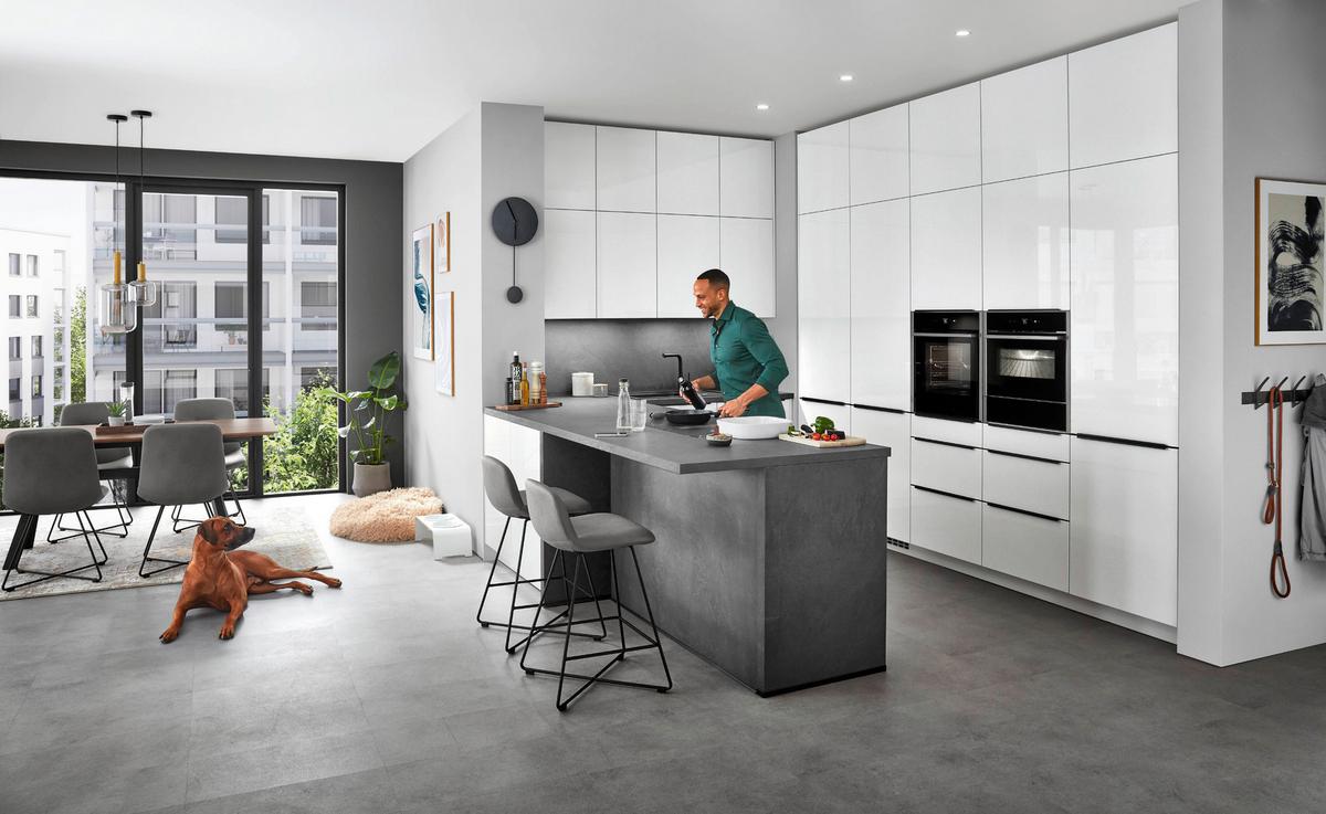 Einbauküche Eastbourne Frei Planbar Modernes Design - MODERN, Holzwerkstoff - Vertico