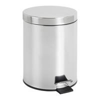 Koš s nášlapným pedálem MAREN - 5L - černá/barvy nerez oceli, Konvenční, kov/plast (20/27,5cm) - Based