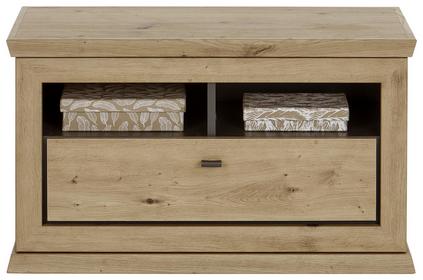 Garderobenbank HARVEY in Eiche und Anthrazit Garderobenbank HARVEY in Eiche und Anthrazit