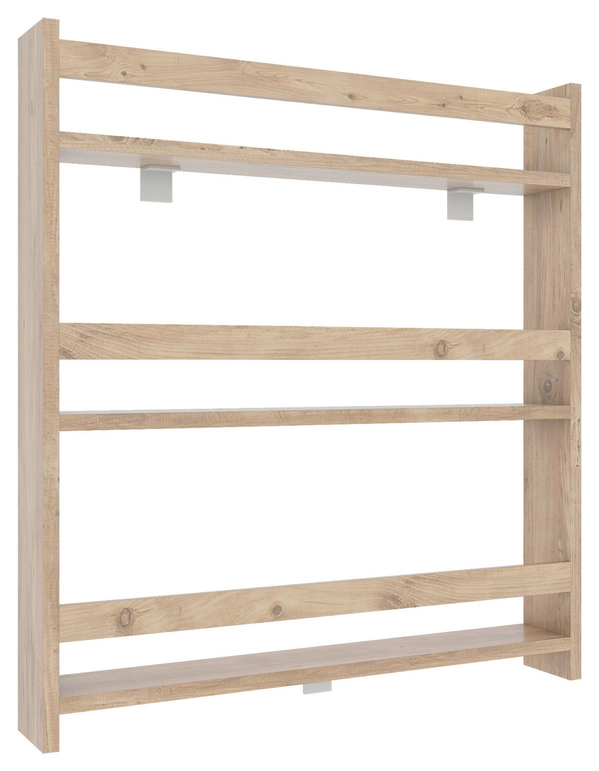 Hängeregal Kidos B: 70 Cm Honigeiche Dekor 3 Fächer - Honigeiche, MODERN, Holzwerkstoff (70/80/10cm) - MID.YOU