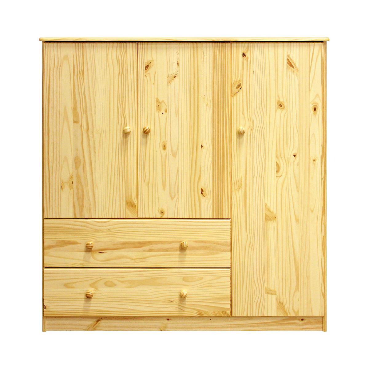 KOMMODE KOMMODE KIEFERNHOLZ 132X136 CM - Naturfarben, Basics, Holz (132/136/43cm) - Livetastic