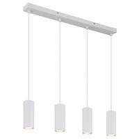 Hängeleuchte 57918-4hw - Weiß, Design, Kunststoff/Metall (61/6/120cm) - Globo