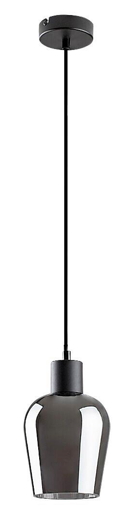 ZÁVESNÉ SVIETIDLO FLORIAN - čierny chróm, Design, sklo (13.5/150cm) - Rabalux