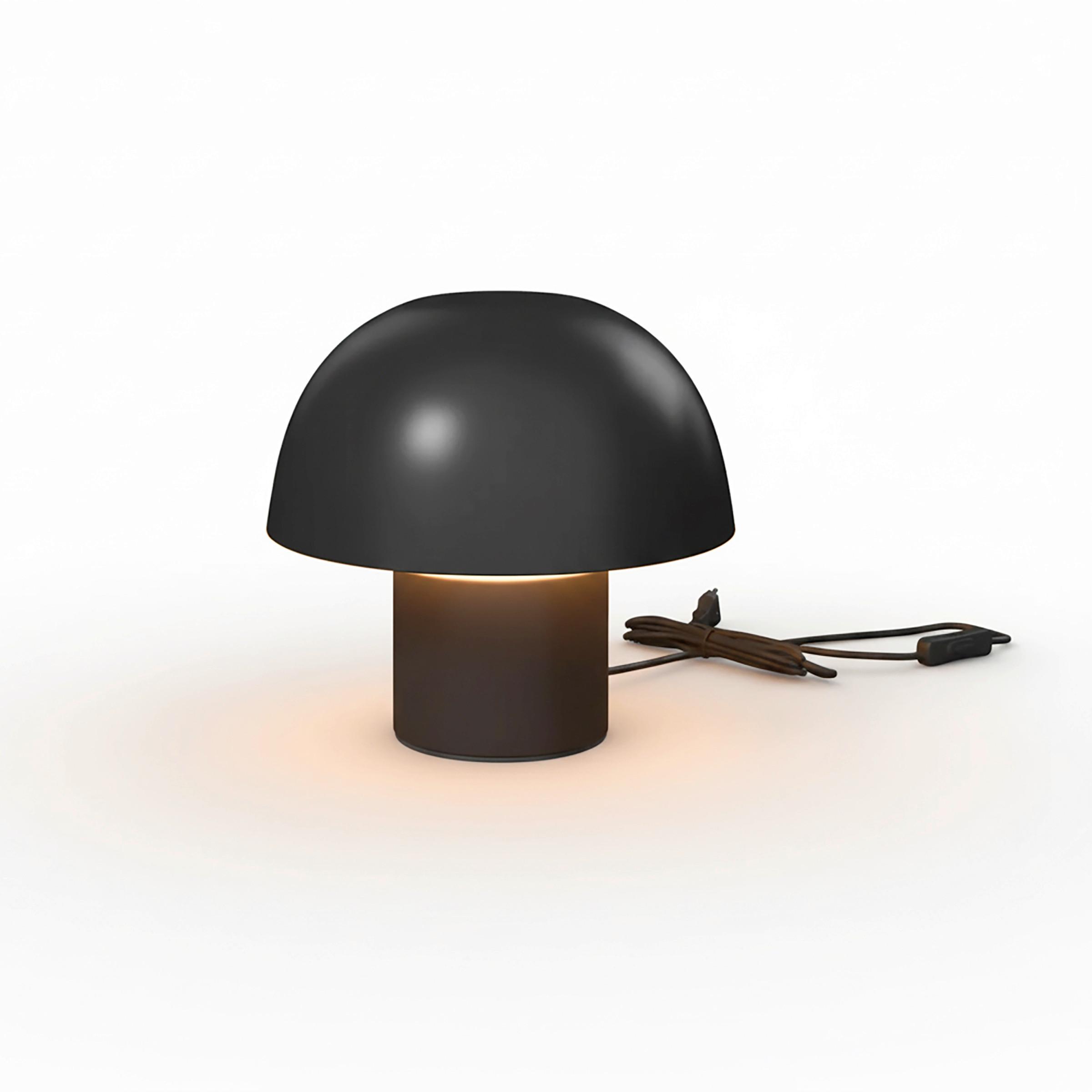 Nočná lampa CARLA - čierna, Modern, kov (22,5/22cm) - Bessagi Home