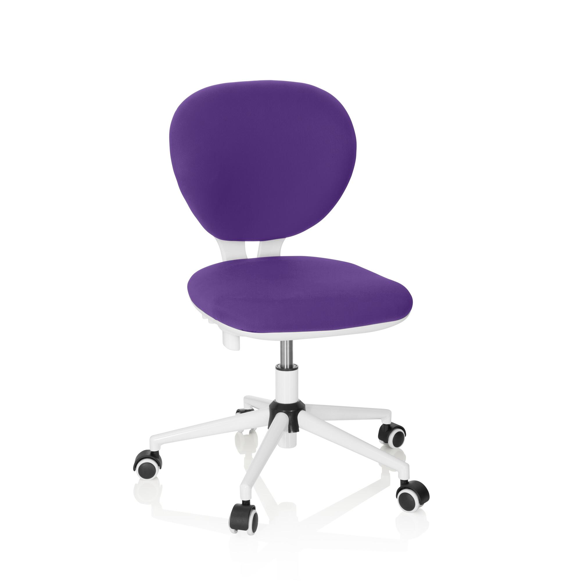 Jugenddrehstuhl Kid Vivo Stoff Lila - Lila, Basics, Kunststoff (43/82-95/56cm) - MID.YOU