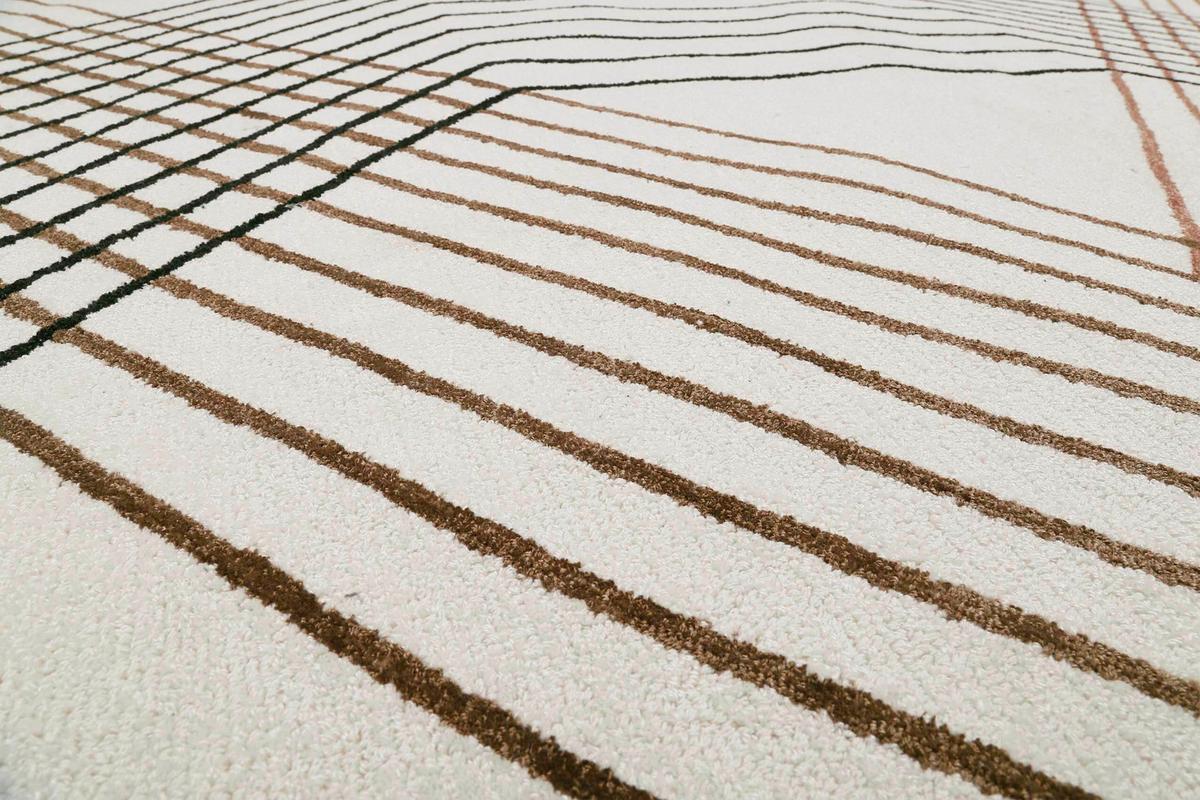 Tuftteppich Multicolor, Bxl: Ca. 140x200cm - Beige/Schwarz, MODERN, Textil (140/200cm) - Esprit