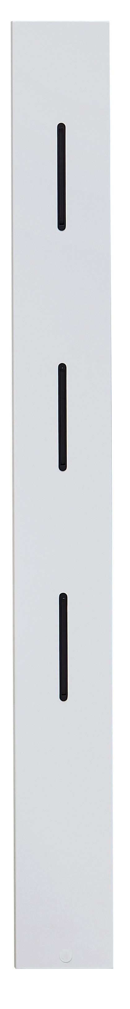 Garderobenpaneel Freso Weiß Aufhängemöglichkeit, B: 16 cm - Weiß, Design, Holzwerkstoff (16/150/2cm) - Livetastic