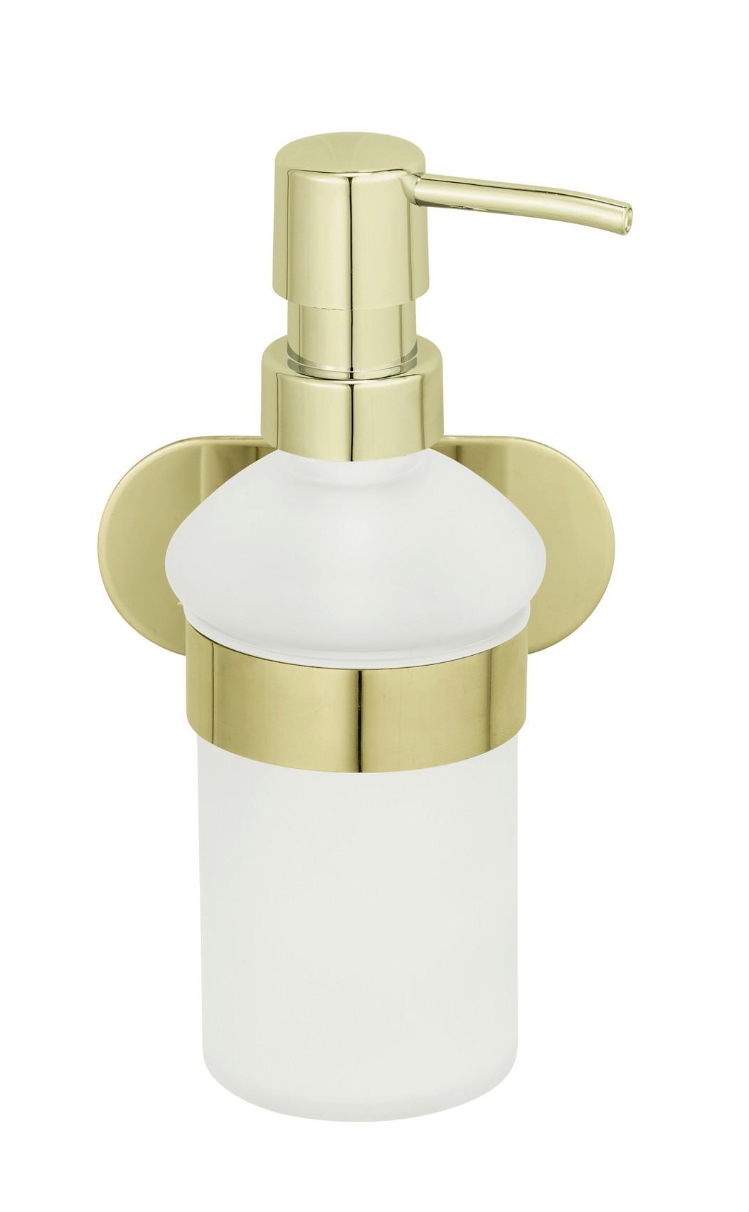 Dávkovač mydla TURBO-LOC -SB- - zlatá, Lifestyle, kov (10/16,5/10,5cm) - Mömax