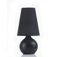 Tischleuchte 223/Pn - Schwarz, KONVENTIONELL, Keramik/Textil (20/40cm)