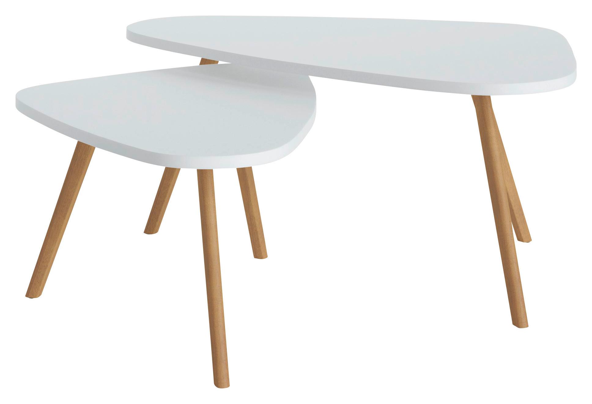 Súprava dvoch konferenčných stolíkov - Modern, drevo/kompozitné drevo (110/46/72cm)
