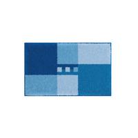 Badematte Merkur - Blau, Basics, Textil (50/80cm) - Grund