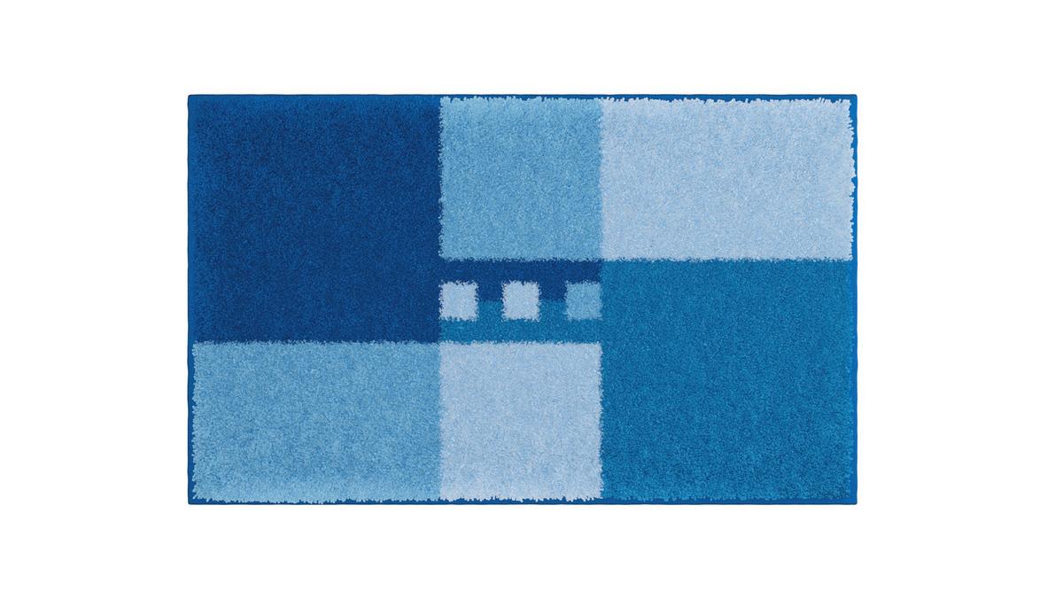 Badematte Merkur - Blau, Basics, Textil (50/80cm) - Grund