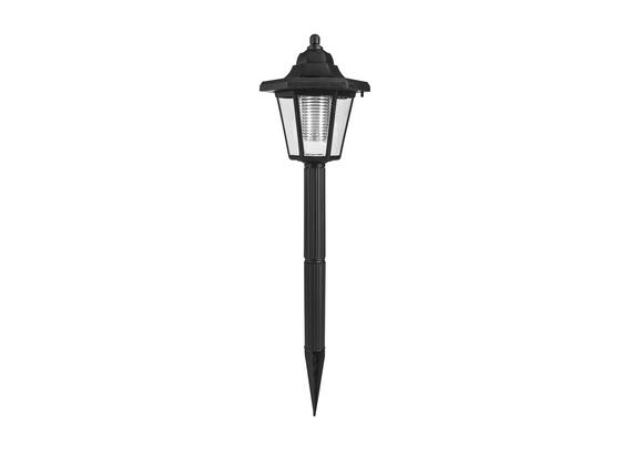 Solarleuchte Barbaros - Schwarz, KONVENTIONELL, Kunststoff (11/12,5/47cm) - Homezone Solarleuchte Barbaros - Schwarz, KONVENTIONELL, Kunststoff (11/12,5/47cm) - Homezone