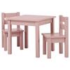 Kindersitzgruppe Bunde Mads Rosa - Rosa, MODERN, Holz - MID.YOU