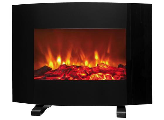 Elektrokamin 900/1800w Schwarz 2 Heizstufen Flammeff FP-H 100 - Schwarz, MODERN, Glas/Metall (66/46/14,1cm) - Silva Homeline Elektrokamin 900/1800w Schwarz 2 Heizstufen Flammeff FP-H 100 - Schwarz, MODERN, Glas/Metall (66/46/14,1cm) - Silva Homeline