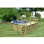 Poolset Spring Sonnendeck L - Naturfarben, KONVENTIONELL, Holz (470/124/470cm) - Karibu