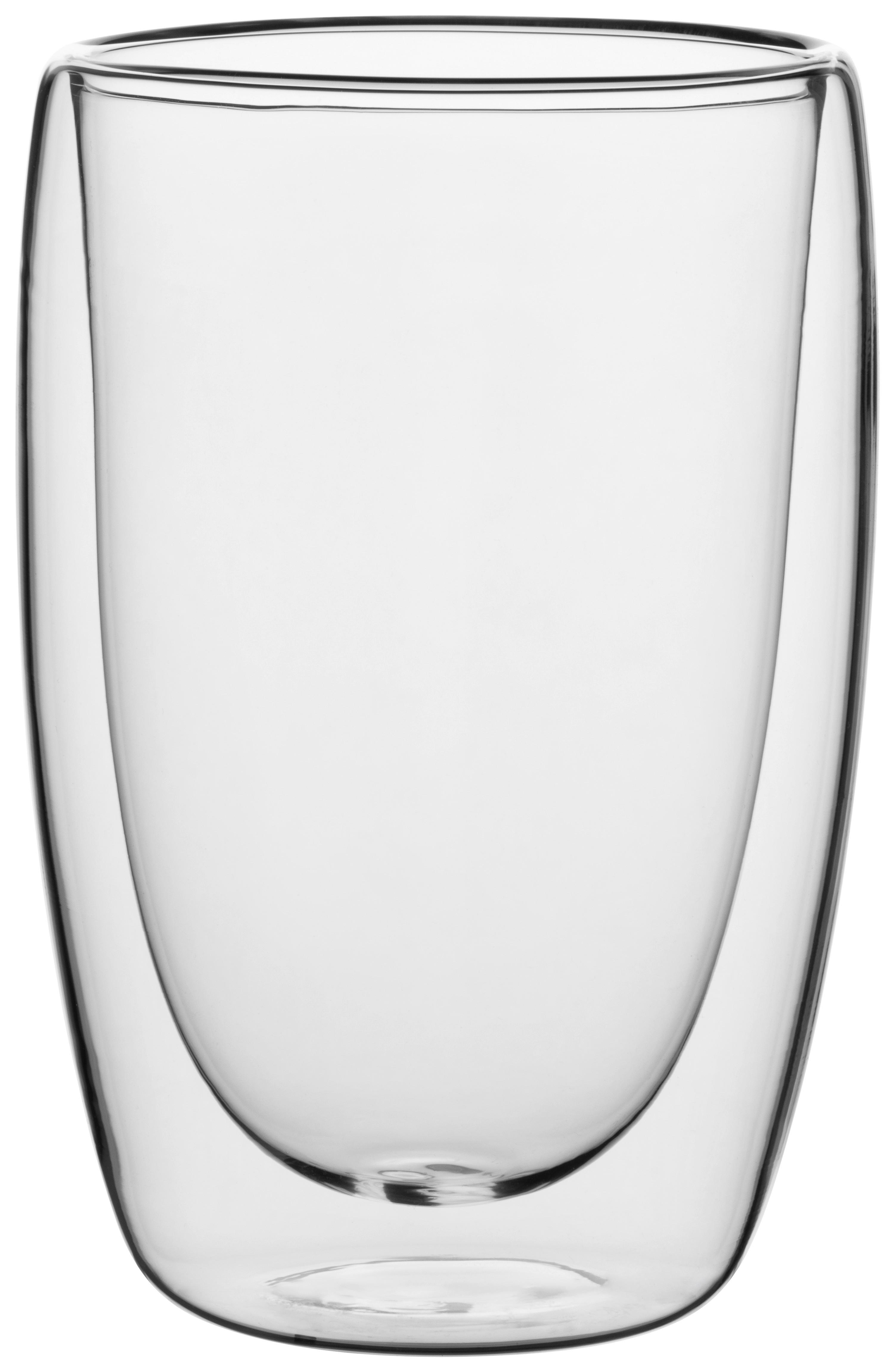 Kaffeeglas Transparent, 6-teilig - Transparent, Trend, Glas (430ml) - Mäser