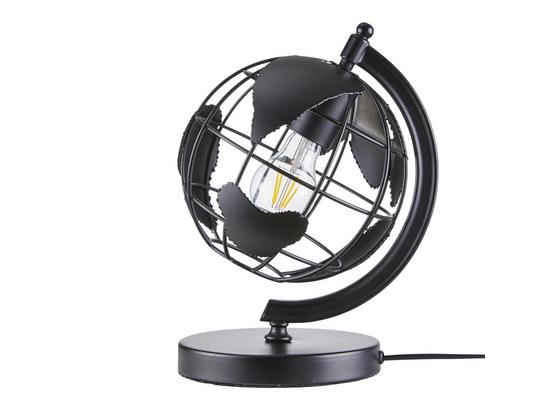 Stolová Lampa Fynn - čierna, Romantický / Vidiecky, kov (23/31cm) - Modern Living Stolová Lampa Fynn - čierna, Romantický / Vidiecky, kov (23/31cm) - Modern Living