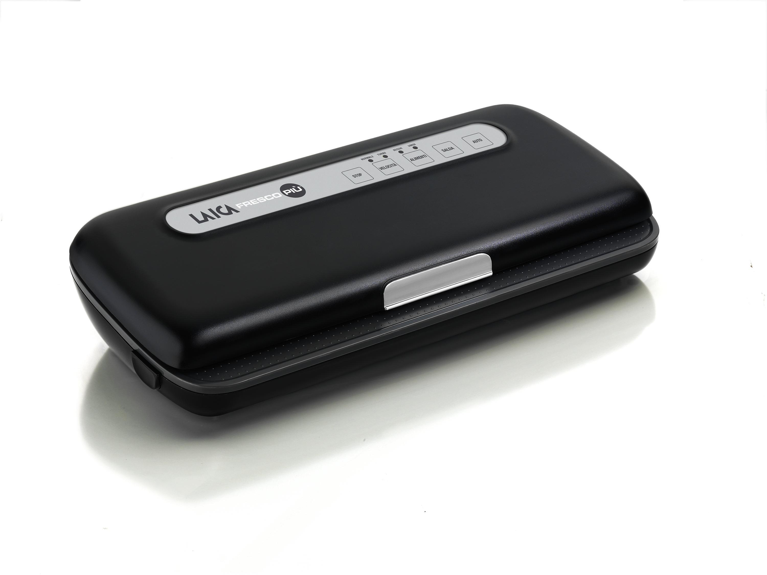 Laica Vakuumiergerät 12l Vt3117 - Schwarz, MODERN, Kunststoff/Metall (36/7,7/15,3cm)