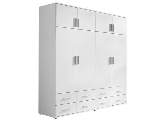 Drehtürenschrank Kemi 181 cm Weiß - Weiß, MODERN, Holzwerkstoff (181/194/53cm) Drehtürenschrank Kemi 181 cm Weiß - Weiß, MODERN, Holzwerkstoff (181/194/53cm)