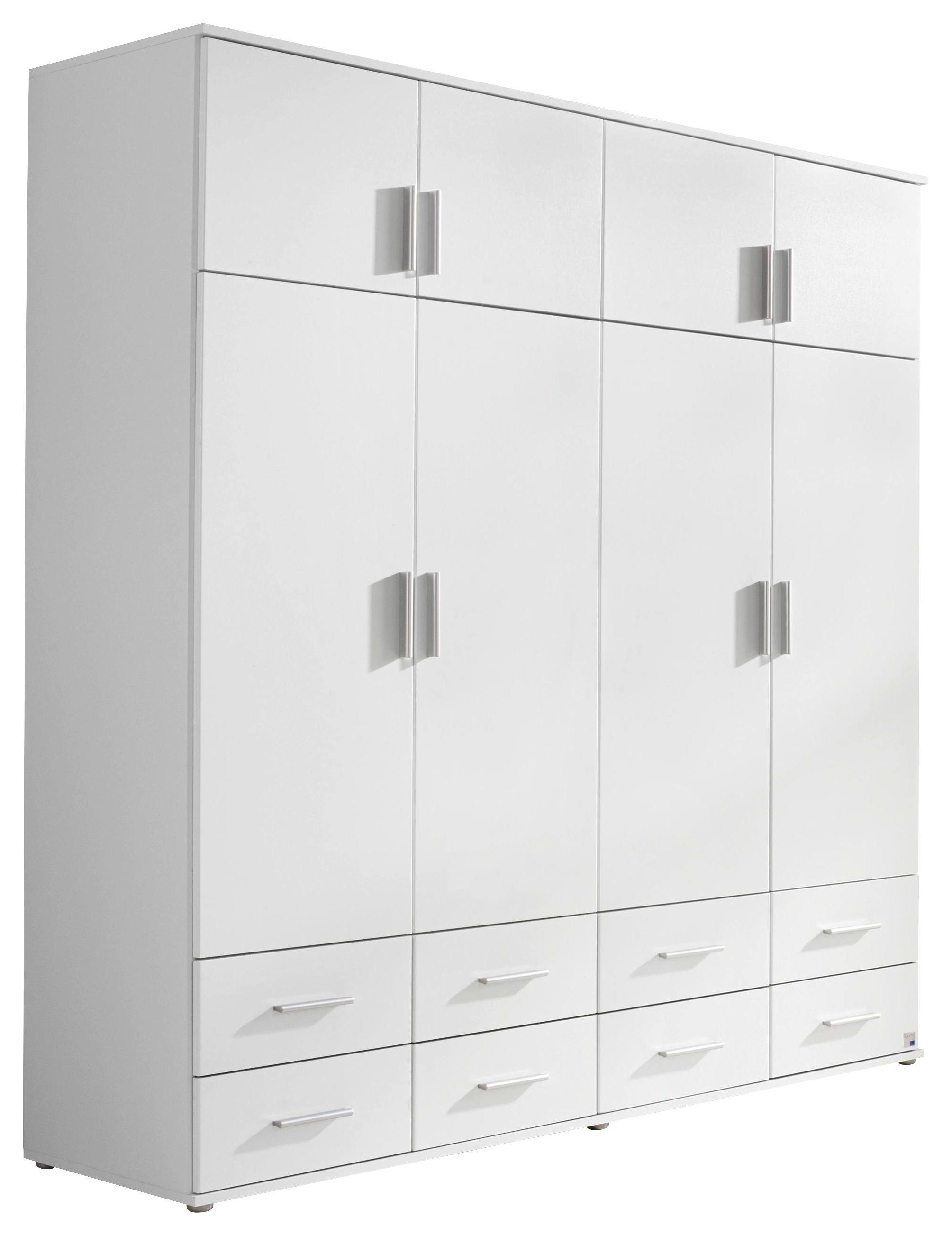 Drehtürenschrank Kemi B:181cm Alpinweiß - Weiß, MODERN, Holzwerkstoff (181/194/53cm)