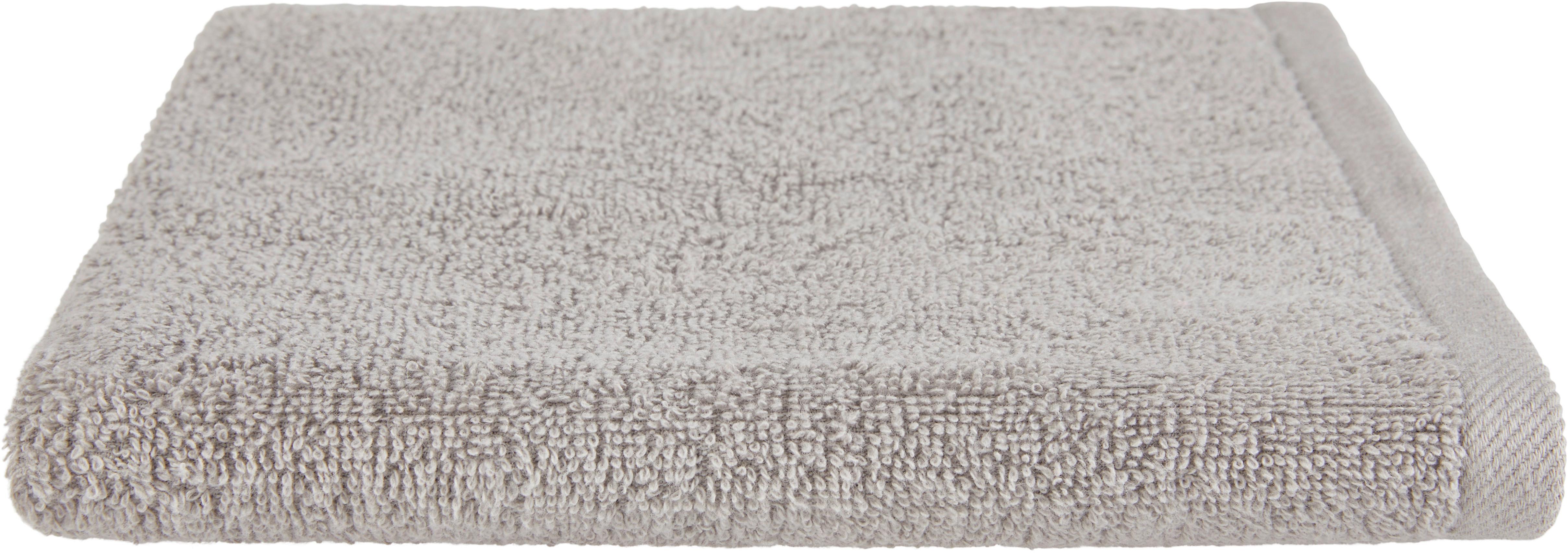 Handtuch Flora Baumwolle 380g/M2 Silberfarben 50x90 cm - Silberfarben, ROMANTIK / LANDHAUS, Textil (50/90cm) - James Wood